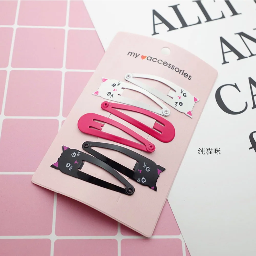 6 шт./партия см шпильки оснастки Заколки для волос маленьких девочек Платья из