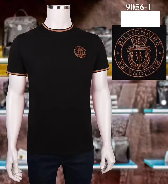 

T shirt BILLIONAIRE men cotton 2021 new summer Fashion casual Thin Breathable Printed england Short sleeve free shipping