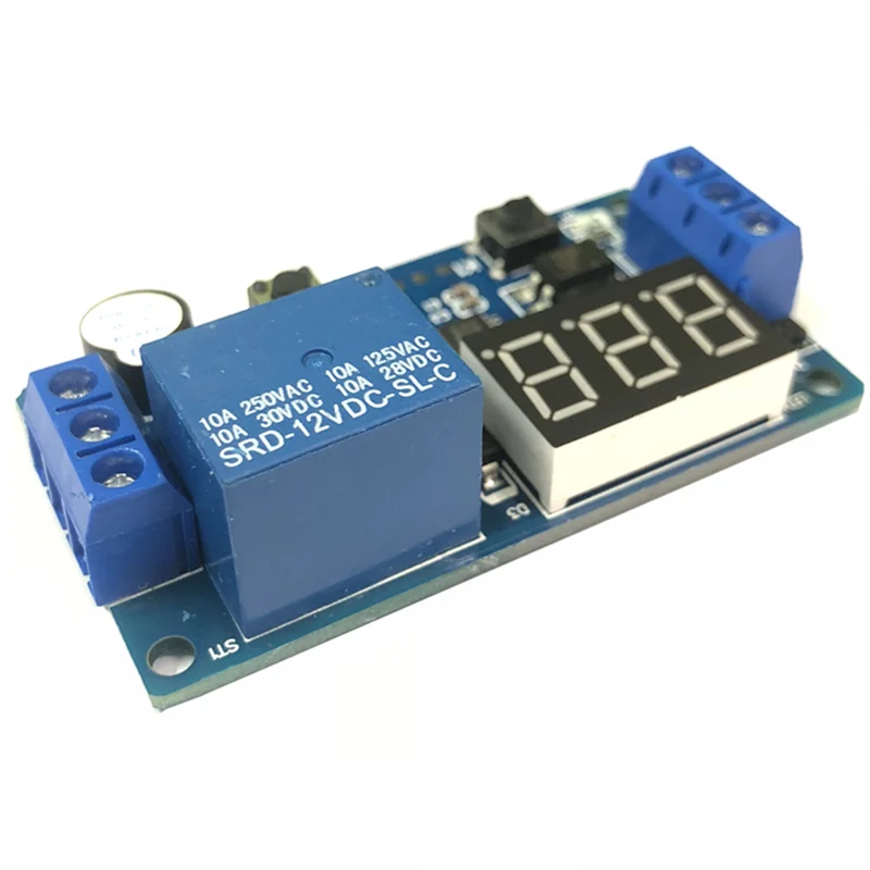 Релейный модуль включения и выключения 12 в 1 канал с задержкой цикла цепи