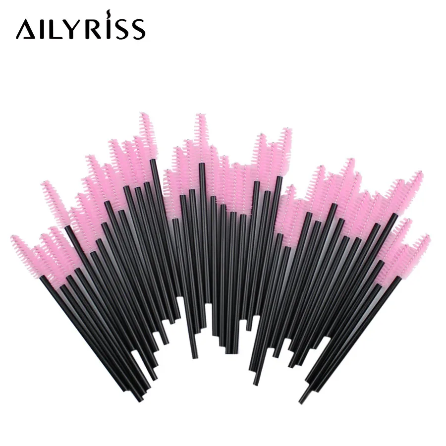 500pcs Eyelash Brushes Makeup Brushes Beauty Cosmetic Tool Disposable Mascara Wands Eyelash Extension Supplies AILYRISS