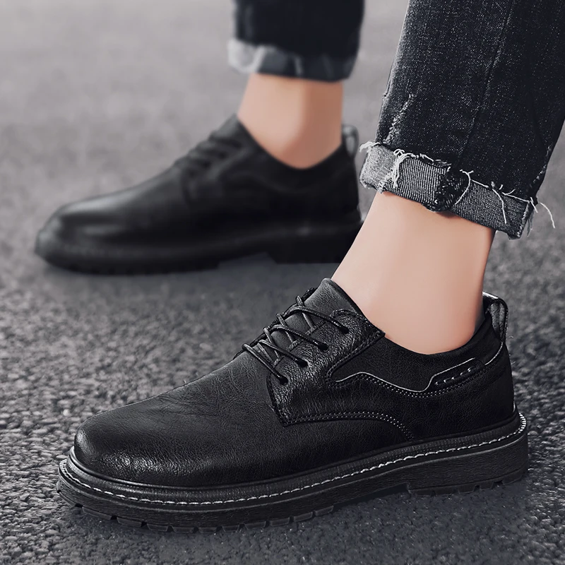 

New Summer Soft Handmade Men's Leather Casual Shoes Men Loafers Luxury Brand Spring Fashion Sneakers Business Shoes %FC05