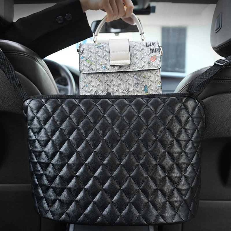 Goedkoop Pu Lederen Autostoel Organizer Handtas Houder Auto Interieur Opbergen Opruimen Multifunctionele Rugleuning Opbergtas Pocket