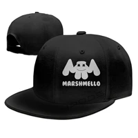 marshmallow band logo hip hop street dance snapback hat for men women adult outdoor casual sun baseball cap