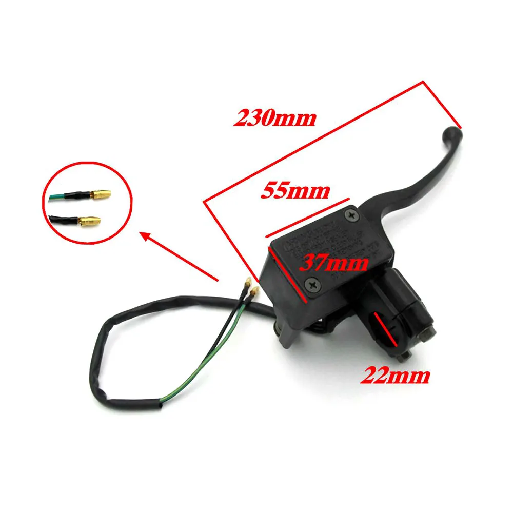 Скутер главный цилиндр тормозной рычаг правая сторона для 49cc 50cc 150cc GY6 скутер