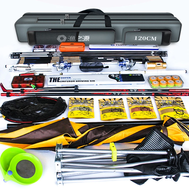 

Large Capacity Pesca Bag Portable Waterproof Fishing Rod 2/3 Layer Thick Oxford Fishing Bag 120cm Fishing Pole Tools Storage Bag