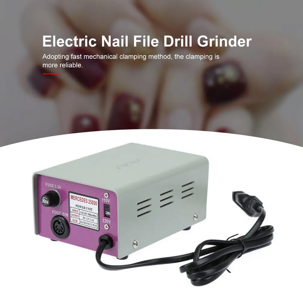 

MM-25000RPM Electric Nail Drill Manicure Machine Apparatus for Manicure Pedicure Nail File Tools Drill Polish Bits Tools Kits
