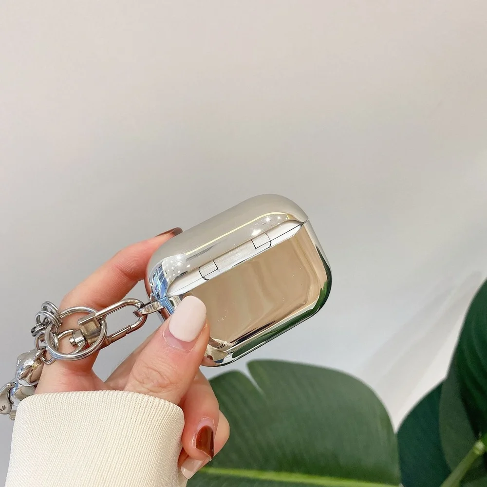 Чехол для наушников Apple airpods 1 2 Pro силиконовый противоударный с ожерельем |