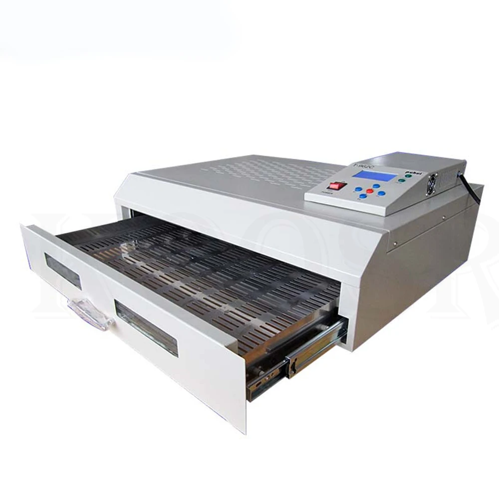 220 V/110 V PUHUI T-962C BGA SMD SMT паяльная станция T962C печи оплавления машина инфракрасный обогреватель 2500 Вт 400*600 мм