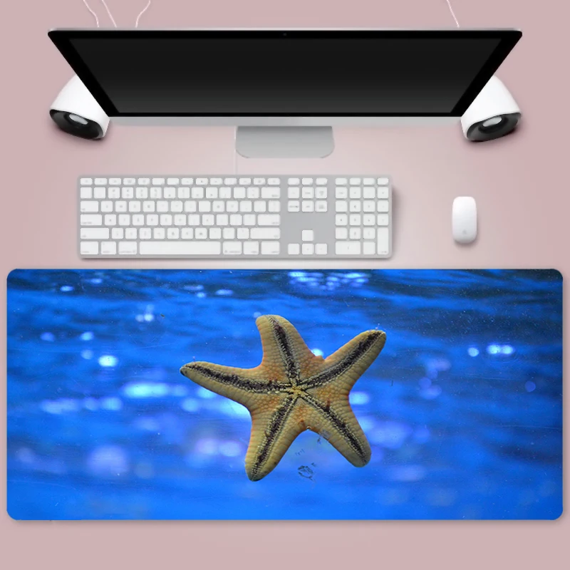 

Starfish Mouse Pad Large Game Gamer Mat Game Mats Gaming Mousepad Keyboard Compute Anime Desk Cushion for Tablet