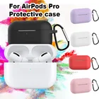 Защитный чехол для наушников Apple Airpods pro, TWS, силиконовый, мягкий