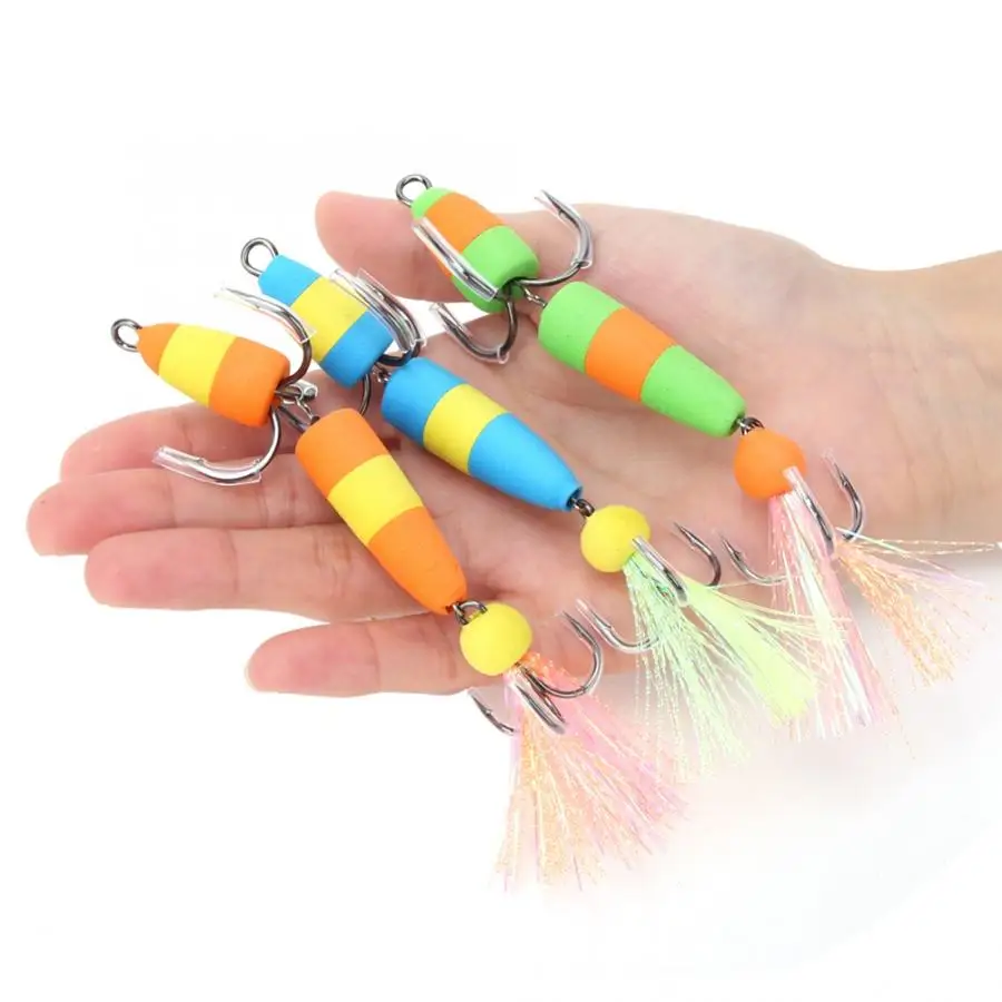 Комплект из 3 предметов новые рыболовные приманки Swimbait пены Мягкая наживка