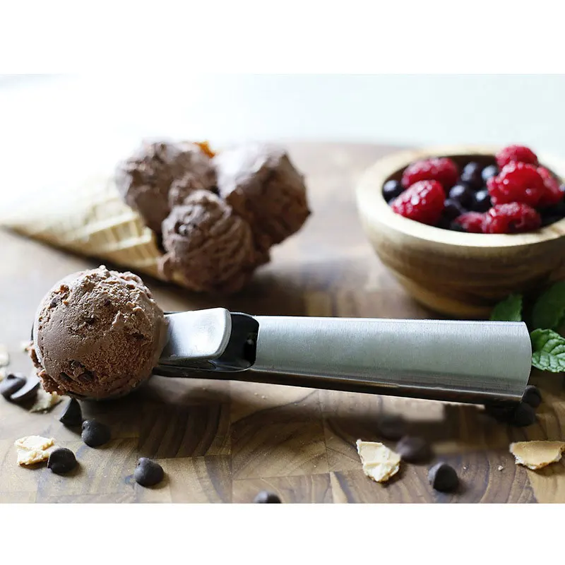 Легкий спусковой механизм из нержавеющей стали мороженое совок воды ложки для