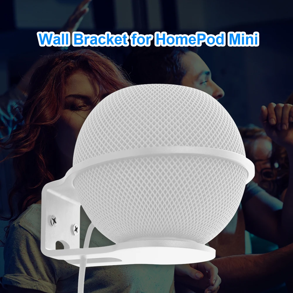 Apple HomePod mini smart speakers Wall Mount for Mini Metal Holder Bracket with Mounting Accessories | Электроника