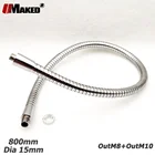 Гибкий Держатель для настольной лампы Dia15mm, светодиодная мягкая металлическая трубка 800 мм M8M10, винт 1 мм для телефона, Ipad, держатель