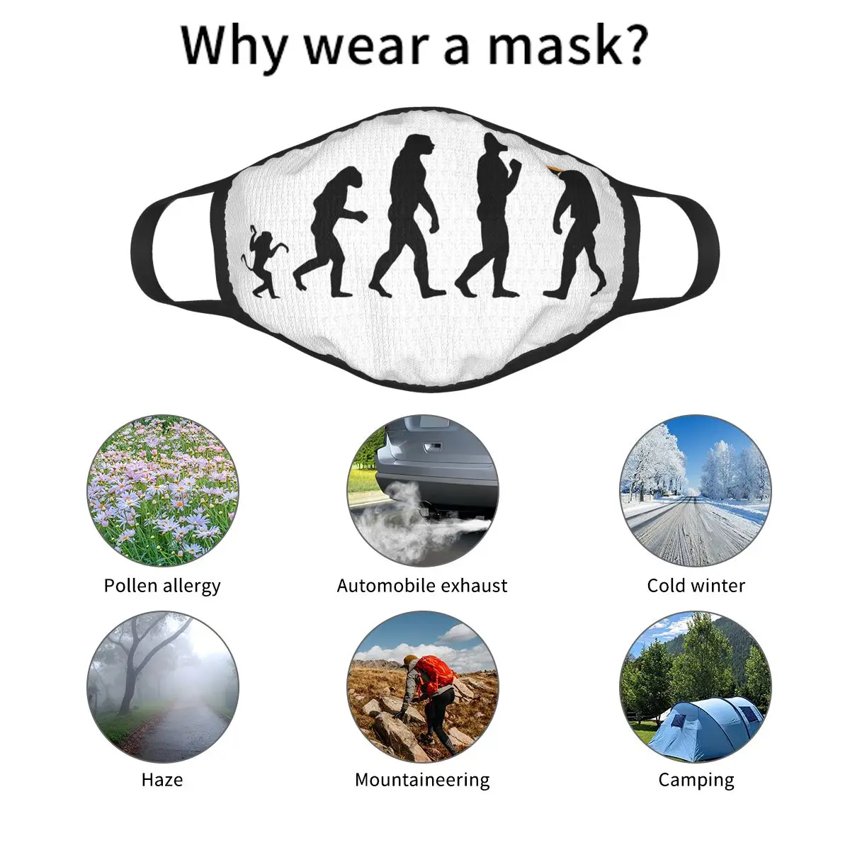 

Trump Evolution Reusable Mouth Face Mask Anti Haze Dustproof Mask Protection Cover Respirator Mouth Muffle