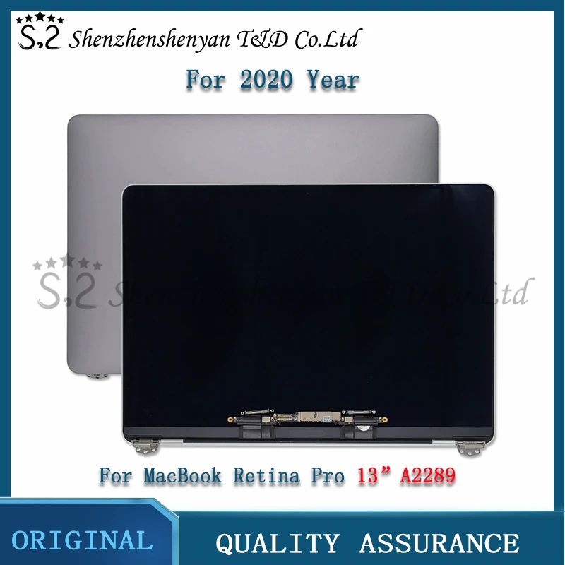 Новый ноутбук AAA + серебристо-серый 13 дюймов A2289 ЖК-экран в сборе для Macbook ProRetina