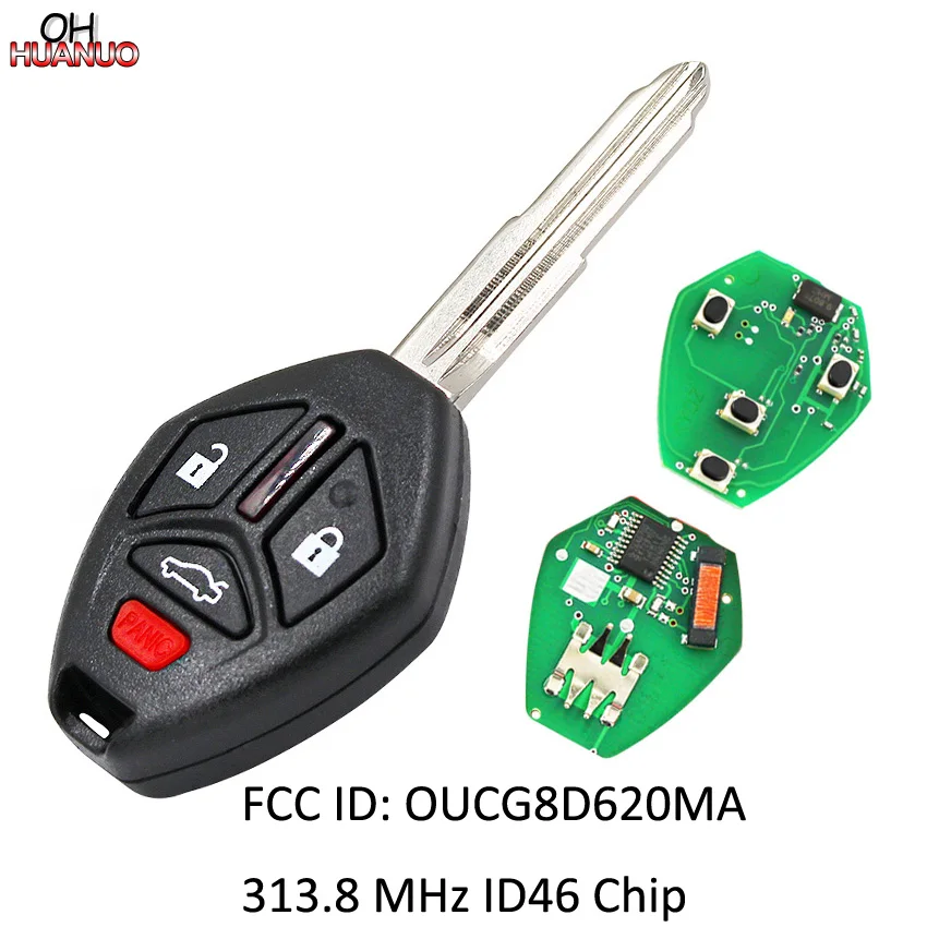 4 кнопки дистанционный ключ брелок 3 + 1 кнопка для Mitsubishi Eclipse Galant 2006 2007 313 8 МГц FCCID:
