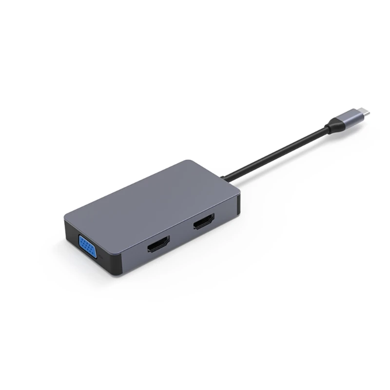 

Док-станция VGA1080P PD100W с двумя HDMI-совместимыми 4K 5-в-1 USB3.0 Hub 5Gb
