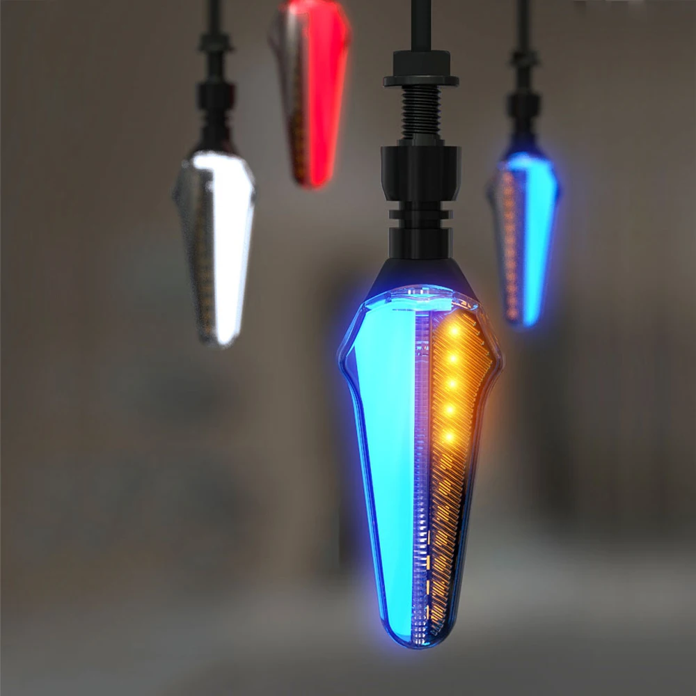 Универсальный мотоциклетный сигнальный светильник s led мигалка лампа Янтарный