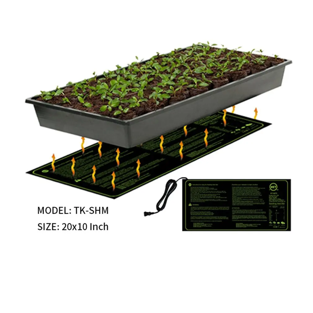 

Waterproof heating plant heating mat 20x10 inches PVC Double insulation Improve transplant survival rate Cultivate