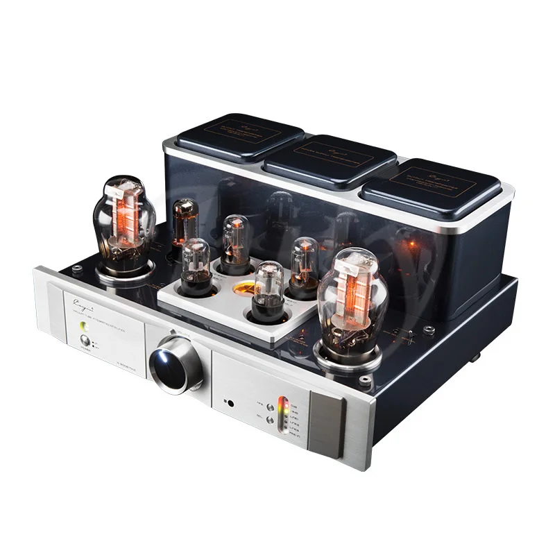 

Cayin / Spark A-300BMK2 комбинированный/чистый задний ступенчатый 300B усилитель односторонний трубчатый усилитель, 8 Вт + 8 Вт, искажение 1% (при 1 кГц)