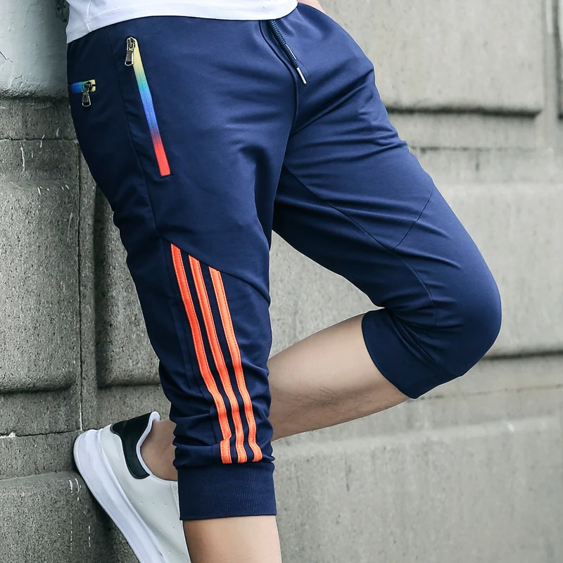 

Summer Casual Shorts Men Striped Men's Sportswear Short Sweatpants Jogger Breathable Trousers Boardshorts Man Drop Shipping