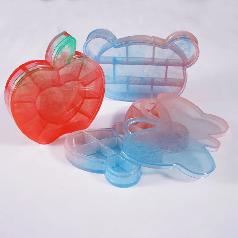 Коробка для безделушек силиконовая форма бабочек медведей поднос посуды