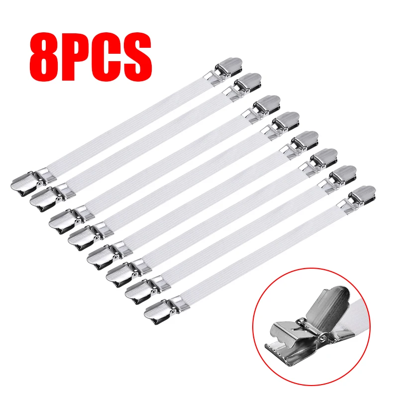 8 шт./лот зажимы для глажки простыней 4 угла натяжитель простыни|Крепления| |