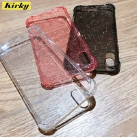 shining glitter powder phone case for iphone 13 12 11 pro max xr xs max 6 8 7 plus mini transparent soft shockproof bumper cover