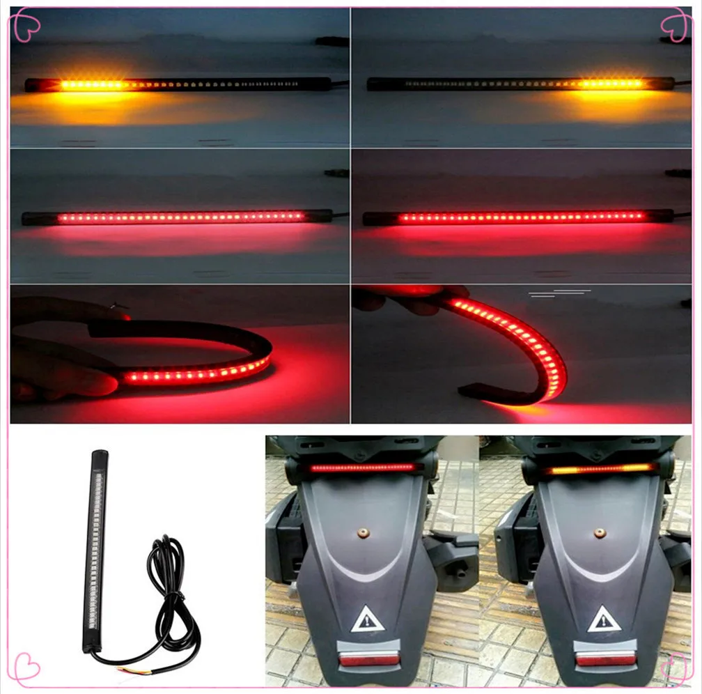 Лента для мотоцикла светодиодный задний тормоз Стоп сигнал поворота свет HONDA CBF600