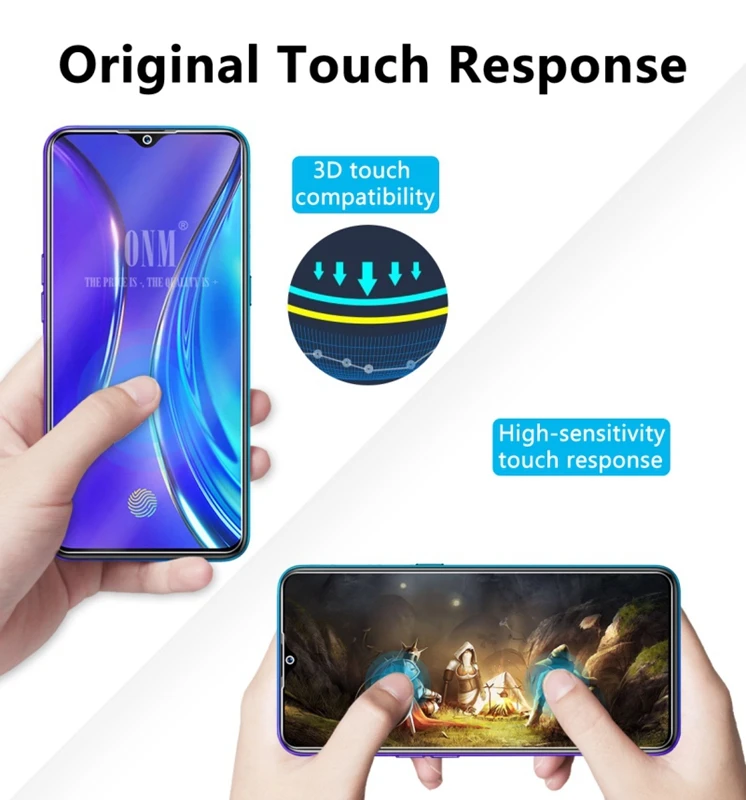 2 шт закаленное стекло для Realme X2 стекло протектор экрана 2.5D 9H Премиум Закаленное стекло для Realme X2 защитная пленка