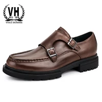business casual shoes men high quality genuine leather mens luxury shoes men designer shoes british retro all match cowhide