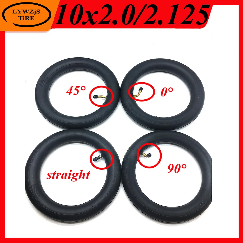 10 Inch Tube Tyre for Electric Scooter Balancing Car 10x2.0 Inner Tube 10x2.125 Butyl Rubber Inner Tube Camera