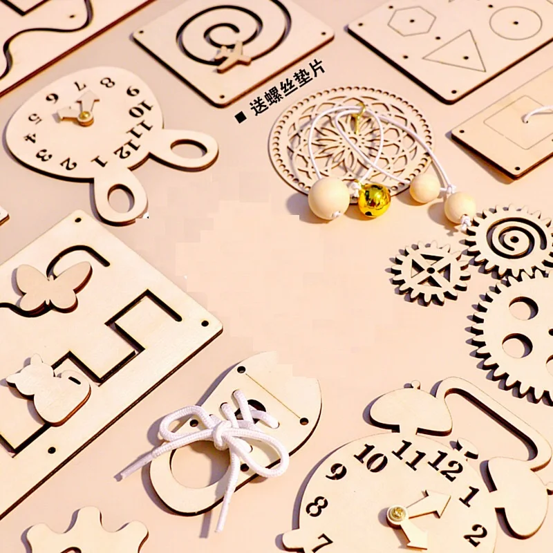 Детская Доска сделай сам аксессуары Монтессори для раннего обучения учебные