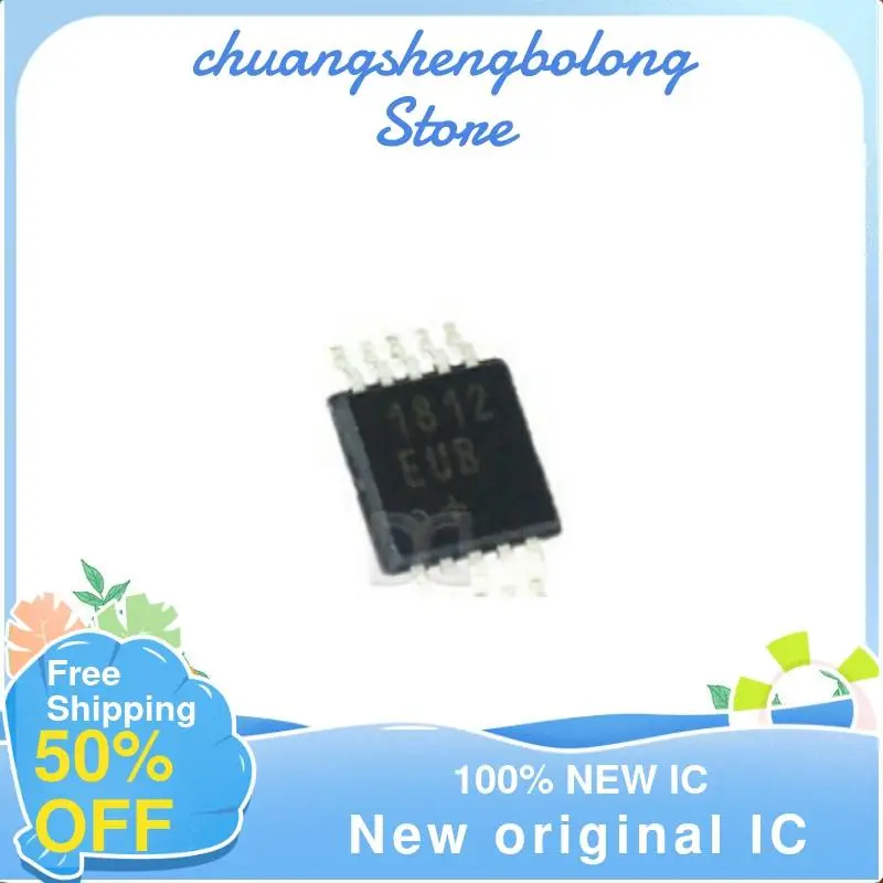 

10-200PCS MAX1812EUB+T MSOP-10 1812EUB New original IC