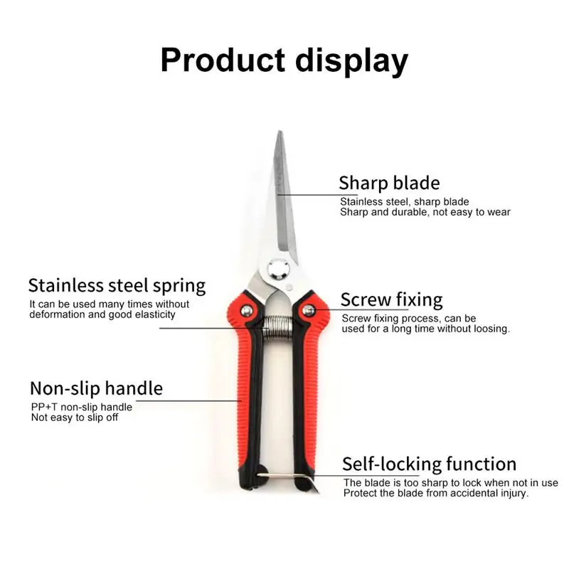 Садовые ножницы для фруктовых деревьев триммер обрезки садовые из углеродистой