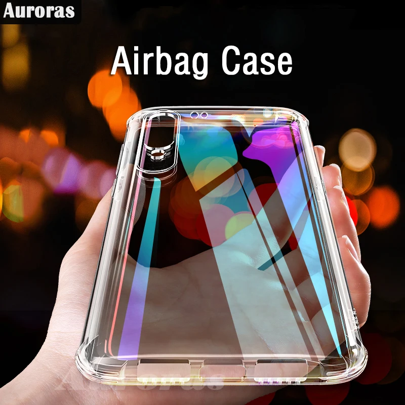 Чехол Auroras для Samsung Galaxy A30S официальный оригинальный противоударный Прозрачный