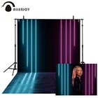 Фон Allenjoy для фотосъемки, 3D электронный луч, лазерсветильник свет, стильный, неоновое свечение, вечеринка, студия, кирпичный фон, деревянный Фотофон