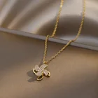 Креативная вращающаяся подвеска в виде ветряной мельницы, ожерелье из титановой стали для женщин, индивидуальная модная декоративная бижутерия, новый тренд 2021