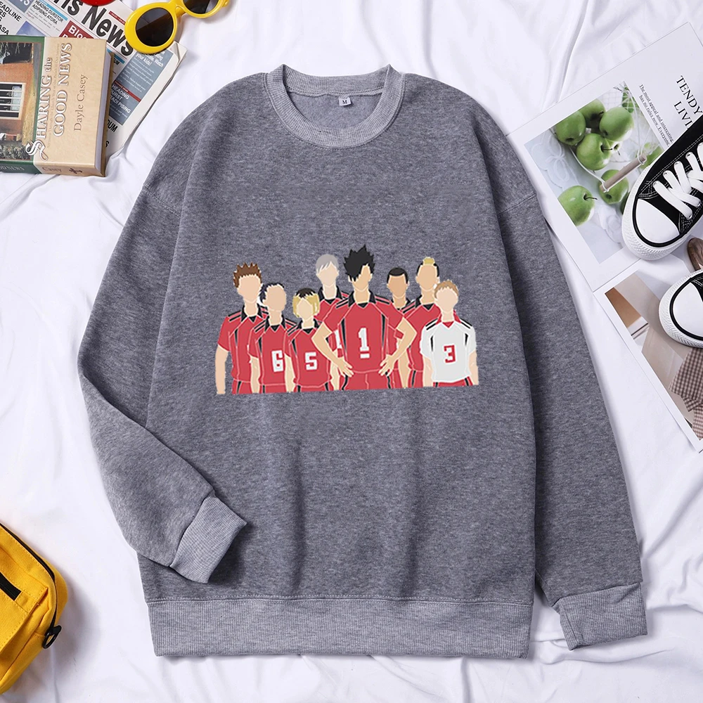 

Fly High School Japanese Anime Haikyuu Hoodies Men Arasuno Sweatshirts Karasuno Volleyball Club Hoodie Streetwear Tops Pullovers