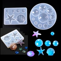 silicone mold for resin round geometric stars resin mold handmade diy jewelry making epoxy resin molds gifts