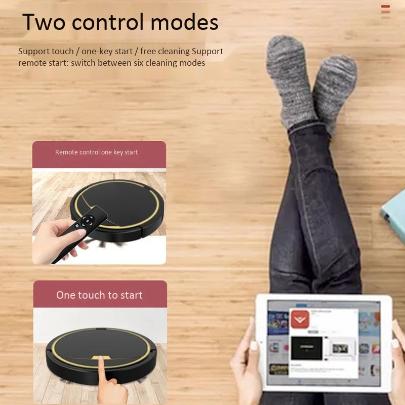 

2800Pa Multifunctional Robot Vacuum Cleaner, Three in One Automatic Charging Dry and Wet Sweeping Vacuum Cleaner