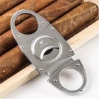 Кубинский резак для сигар Cohiba, заостренный инструмент с двойной острым краем из нержавеющей стали, аксессуары для сигар