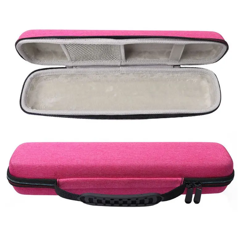 Hot Pink Жесткий чехол для переноски из эва, сумка для хранения волос, выпрямитель для волос, бигуди - Цвет: Hot Pink