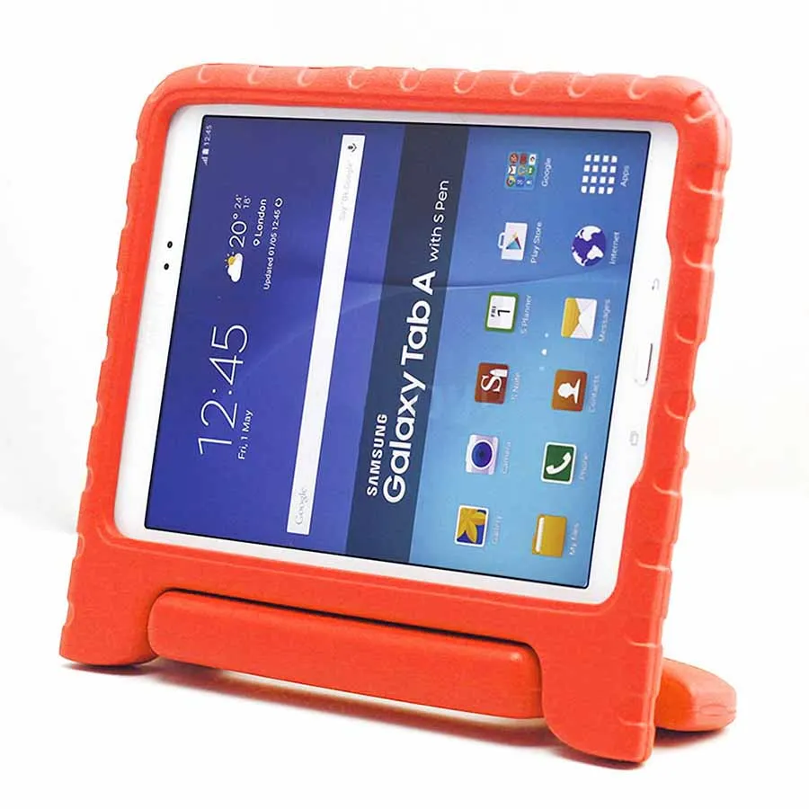 Детский ударопрочный чехол EVA для samsung GALAXY Tab A, 8,0 дюймов, T350, T351, T355, безопасный пенопластовый чехол для планшета, чехол с ручкой и подставкой