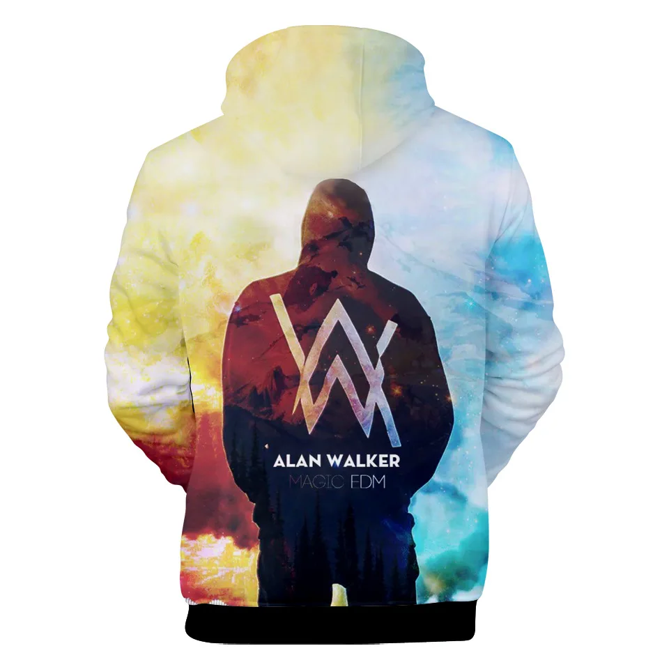 Стиль Alan Walker электронная музыка Tiancai Allen Walker сопутствующие товары осенняя одежда 3D цветная печать Толстовка