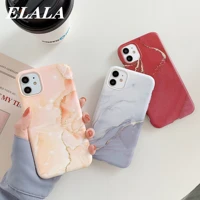 phone case for iphone 12 mini 11 pro max se 2020 xs xr x 7 8 plus marble crack matte back cover soft tpu colorful protect coque