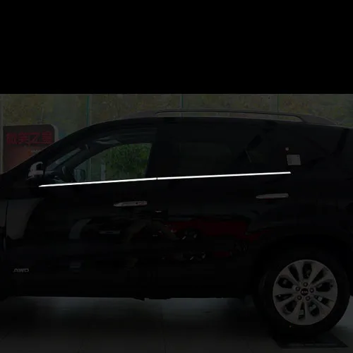 Lsrtw2017 304 нержавеющая сталь окна автомобиля планки для kia sorento 2009 2010 2011 2012 2013 - Название цвета: 4 pcs trims