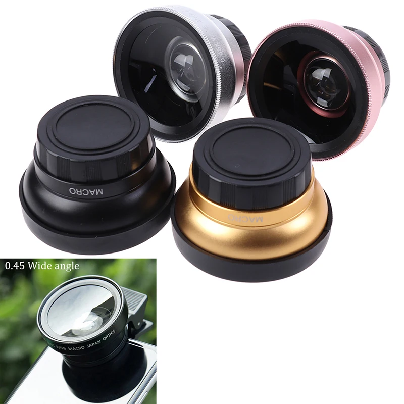 Объектив для мобильного телефона универсальный HD объектив на камеру с двумя
