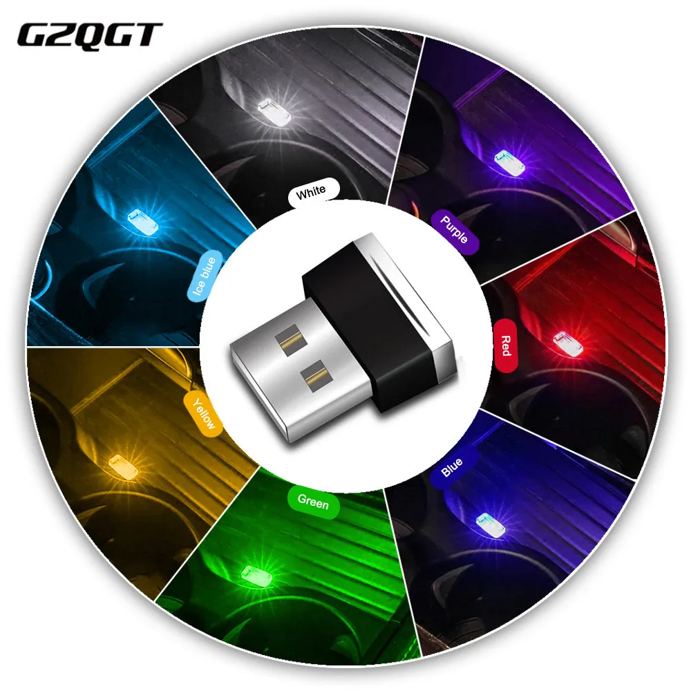 Автомобильный светодиодный аксессуар мини-светодиод машины автомобильный